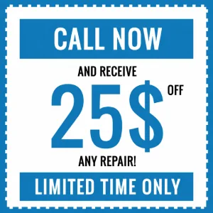 Coupon same day repair