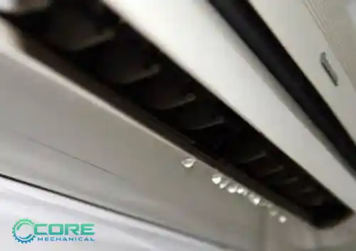 air conditioner leaks water inside
